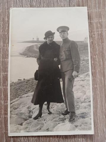 Nederlandse soldaat in een M1912 uniform, Harlingen. beschikbaar voor biedingen