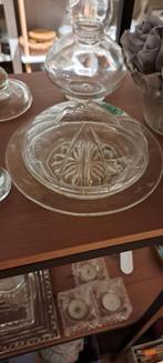 Vintage Glazen Botervloot, Antiek en Kunst, Antiek | Glas en Kristal, Ophalen of Verzenden