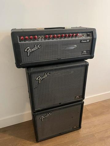 Fender London 185 top inclusief 2x 100 watt cabinet beschikbaar voor biedingen
