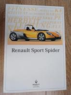 Renault Sport Spider brochure, Gelezen, Ophalen of Verzenden, Renault