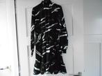 SuperTrash jurk, khaki, zwart en wit, maat S., Supertrash, Verzenden, Zwart, Zo goed als nieuw