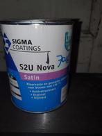 Sigma S2U Nova Satin verf. Het is een zijdeglans binnenlak o, Doe-het-zelf en Verbouw, Verf, Beits en Lak, Ophalen of Verzenden