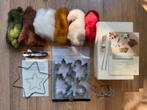 Naaldvilten Ornamenten Set - Nieuw, Ophalen of Verzenden, Nieuw, Materiaal