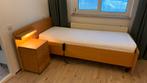 Elektrisch 1 persoonsbed met hoofbord, verlichting en kastje, Huis en Inrichting, Slaapkamer | Bedden, Ophalen, Verstelbaar, 90 cm
