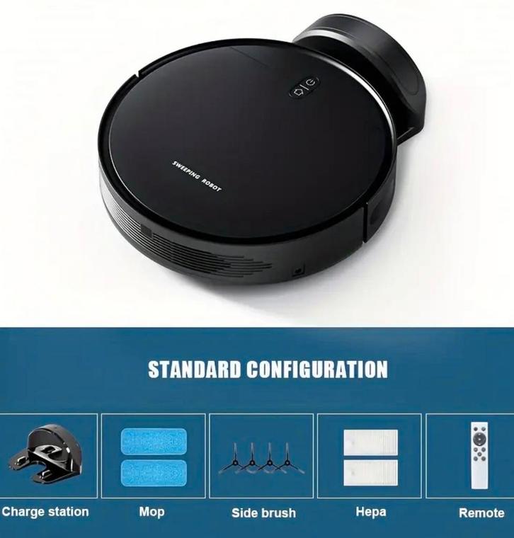 Zelfreinigende Robotstofzuiger - Nieuw!, Witgoed en Apparatuur, Stofzuigers, Nieuw, Robotstofzuiger, Minder dan 1200 watt, Reservoir