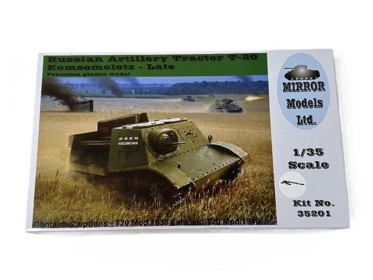 Mirror Models RUSS.ART.TRACTOR T20 1:35 MIR-35201, Hobby en Vrije tijd, Modelbouw | Auto's en Voertuigen, Nieuw, Tank, 1:32 tot 1:50