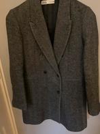 Grijze visgraat dameswinterjas van Zara, Zara, Maat 42/44 (L), Ophalen of Verzenden, Zo goed als nieuw