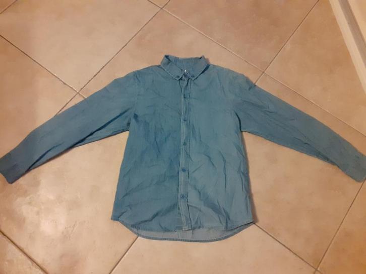 Spijkerblouse maat XS Primark, Kleding | Dames, Blouses en Tunieken, Zo goed als nieuw, Maat 34 (XS) of kleiner, Blauw, Ophalen of Verzenden