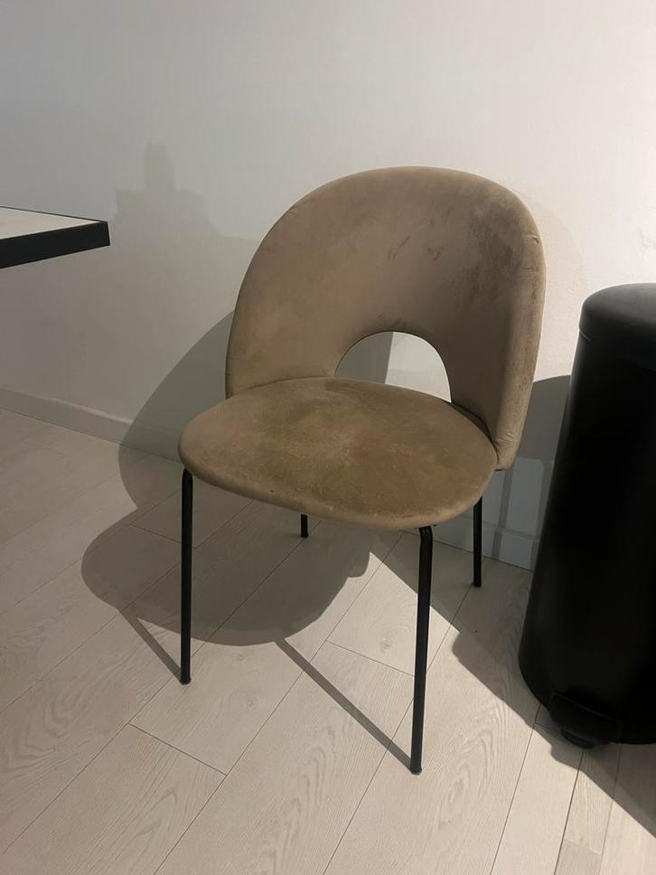 6 Kas20design Eetkamerstoelen - Gebruikt, Huis en Inrichting, Stoelen, Gebruikt, Vijf, Zes of meer stoelen, Stof, Overige kleuren