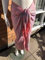 Nieuw pareo omslagdoek sarong Bali zalm met pasteltinten, Overige typen, Verzenden, Bali, Nieuw