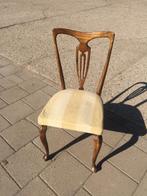 Queen Anne stoel vintage, Huis en Inrichting, Stoelen, Gebruikt, Hout, Eén, Ophalen