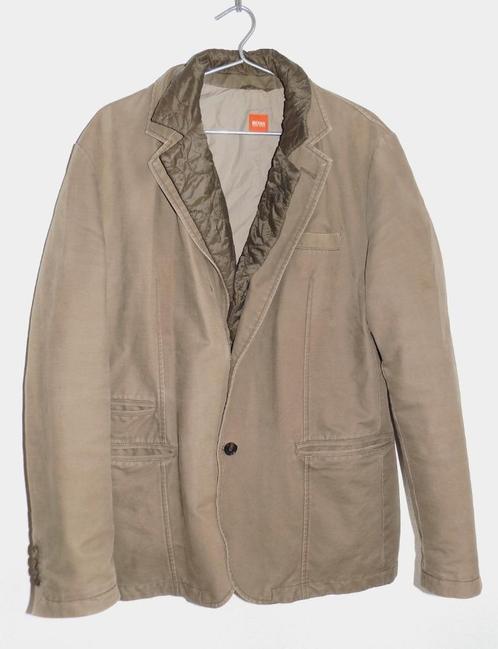 aparte Boss jas dubbel colbert maat 54, Kleding | Heren, Jassen | Winter, Zo goed als nieuw, Maat 52/54 (L), Bruin, Ophalen of Verzenden