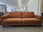 2,5 zits bank - Microvezel - cognac, Huis en Inrichting, 125 cm of meer, 125 cm of meer, Zo goed als nieuw, Info@homefriesland.nl