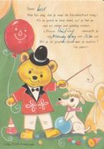 Uitnodigings kaartje, Ophalen of Verzenden, 1940 tot 1960, Gelopen, Overige thema's