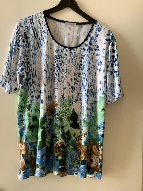 T-shirt met vestje / twinset   maat 48  SETTER, Kleding | Dames, Grote Maten, Zo goed als nieuw, Trui of Vest, Verzenden