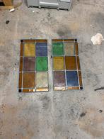 Oude Glas in Lood Raampjes, Antiek en Kunst, Ophalen