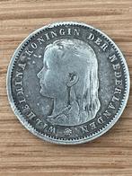 Zeldzaam Zilveren Kwartje Juliana, Zilver, 25 cent, Ophalen of Verzenden, Koningin Wilhelmina