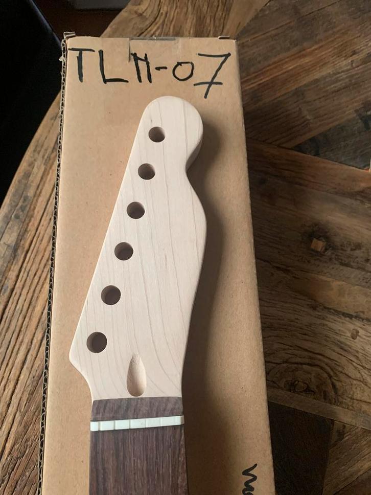 Telecaster hals” Maple/Rosewood unfinished” TLN-07, Muziek en Instrumenten, Instrumenten | Onderdelen, Zo goed als nieuw, Elektrische gitaar