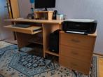 Groot computerbureau, Huis en Inrichting, Ophalen, Gebruikt, 70 tot 120 cm, 120 tot 170 cm