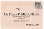 Oude briefkaart Firma P. Melchers 1927, Ophalen of Verzenden, Briefkaart