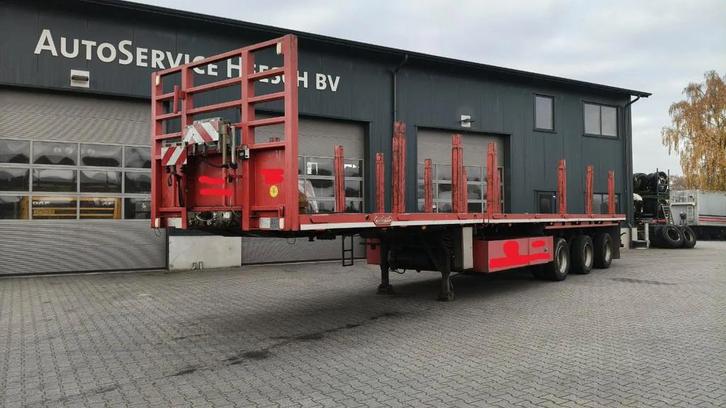 Nooteboom OVB-55-03V -- SCHUIF TRAILER -- 3 ASSEN GESTUURD -, Auto's, Vrachtwagens, Bedrijf, Aanhangers en Opleggers, Overige brandstoffen