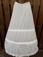 Witte hoepelrok maat 40 voor onder een trouw of feestjurk, Ophalen of Verzenden, Zo goed als nieuw, Wit, Accessoires