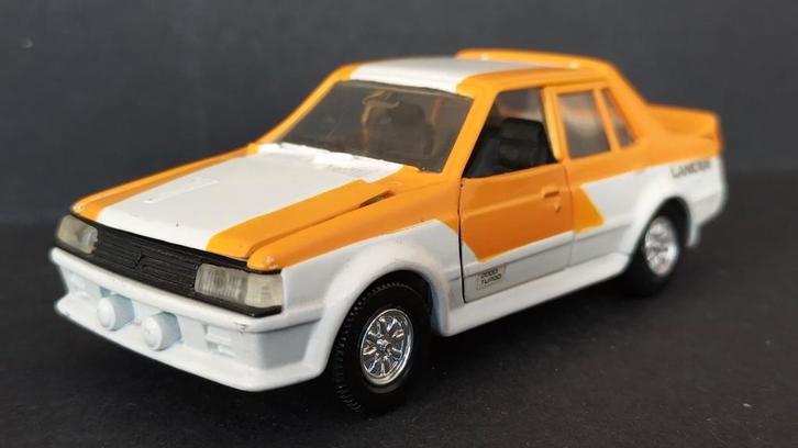 Mitsubishi Lancer 2000 Turbo (3) 1:40 Diapet Yonezawa Pol, Hobby en Vrije tijd, Modelauto's | 1:43, Zo goed als nieuw, Auto, Verzenden