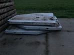 Beton platen 250x150 gewapend glad met hijsogen, Ophalen, Zo goed als nieuw, Beton