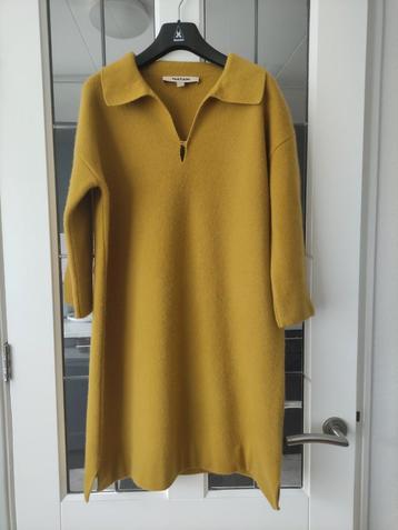 Natan wollen jurk mosterdgeel maat L  beschikbaar voor biedingen