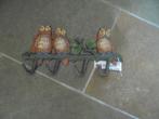 wandhaak met gekleurde uilen, Wandkapstok, Nieuw, Ophalen of Verzenden, Minder dan 100 cm