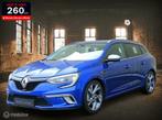 Renault Megane Estate 1.6 TCe GT 205 PK aut org NL, 18 inch,, 4 cilinders, Met garantie (alle), Blauw, Origineel Nederlands