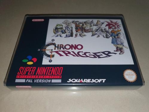 Chrono Trigger PAL SNES Game Case, Spelcomputers en Games, Games | Nintendo Super NES, Zo goed als nieuw, Verzenden