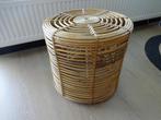 Bamboe ronde kruk/bijzettafel, i.z.g.st., Overige materialen, Minder dan 55 cm, Algemeen, Rond