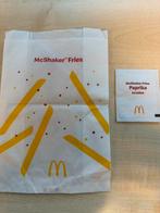 2x Ongebruikte McShaker Fries Verpakking + Kruiden, Verzamelen, Ophalen, Nieuw, Verpakking