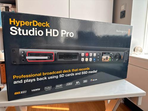 Blackmagic HyperDeck Studio HD Pro - Zo goed als nieuw, Audio, Tv en Foto, Professionele Audio-, Tv- en Video-apparatuur, Zo goed als nieuw