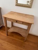 Antiek grenen tafeltje, Huis en Inrichting, Tafels | Sidetables, Ophalen, 50 tot 100 cm, Zo goed als nieuw, 25 tot 50 cm