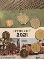 Euroset utrecht 2021 euromunten, Postzegels en Munten, Munten | Europa | Euromunten, Setje, Ophalen of Verzenden