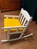 Ikea Sundvik kinder schommelstoel + geel kussentje op maat, Kinderen en Baby's, Ophalen, Zo goed als nieuw, Stoel(en)