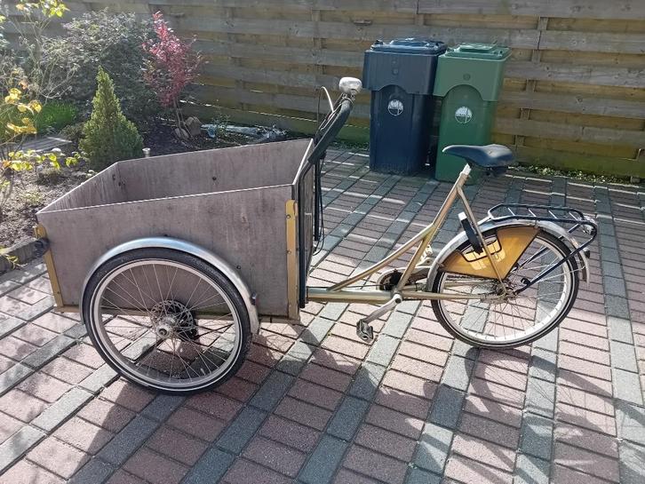 Bakfiets van het merk christianiabikes, Fietsen en Brommers, Fietsen | Bakfietsen, Gebruikt, Overige merken, 2 kinderen, Huif