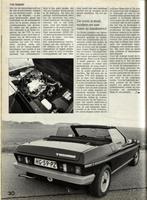Autoselekt test TVR Tasmin Convertible 1983, Ophalen of Verzenden, Gelezen, Overige merken