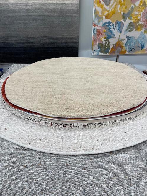 200 CM ROND MAROC Jaspe BERBER Tapijt/Karpet/Vloerkleed 363,, Huis en Inrichting, Stoffering | Tapijten en Kleden, Nieuw, 200 cm of meer