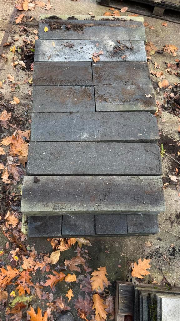 Betonnen Stapelblokken 15x15x60, Tuin en Terras, Bielzen en Borders, Gebruikt, Ophalen of Verzenden