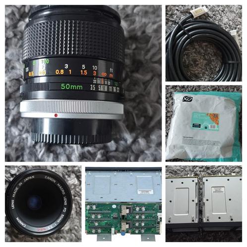 Canon lens + hdmi kabel 10 mtr + hp hard drive cage 2 stuks, Audio, Tv en Foto, Fotografie | Lenzen en Objectieven, Gebruikt, Zoom