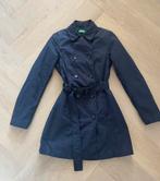 Benetton trenchcoat, jas, mantel maat XS, 34 als nieuw, Blauw, Benetton, Ophalen of Verzenden, Zo goed als nieuw