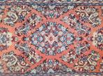 Handmade Persian wol Sarough tapijt loper pink floral 87x322, Gebruikt, ., 200 cm of meer, .