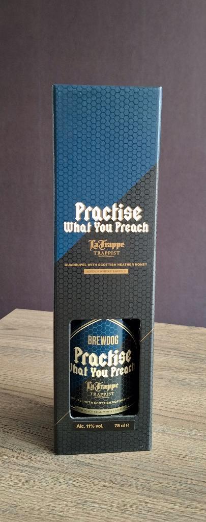 La Trappe Practise what you preach vatgerijpt 2021, Verzamelen, Biermerken, Nieuw, Flesje(s), La Trappe, Ophalen of Verzenden