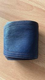 Paarse leren tailleriem, vintage jaren 50, 7 cm breed, Overige kleuren, 5 cm of meer, Echt leder, 90 tot 100 cm