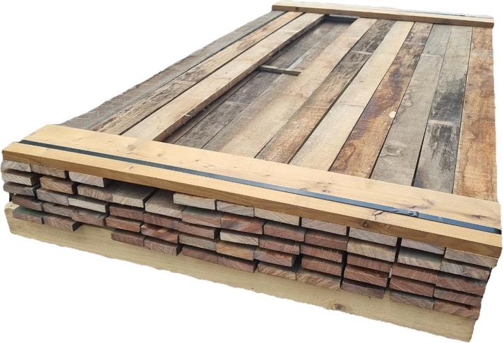 57 Hardhouten latten / planken +/- 1.8x8.0 cm - nr: HP44, Tuin en Terras, Palen, Balken en Planken, Nieuw, Planken, 250 cm of meer