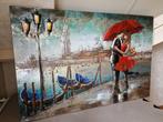 Schilderij metaal 3d  zomeravond, Huis en Inrichting, Woonaccessoires | Schilderijen, Tekeningen en Foto's, Ophalen, Zo goed als nieuw