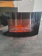 Elektrische openhaard met warmte optie, Huis en Inrichting, Ophalen, Gebruikt, Vrijstaande haard, Elektrische haard